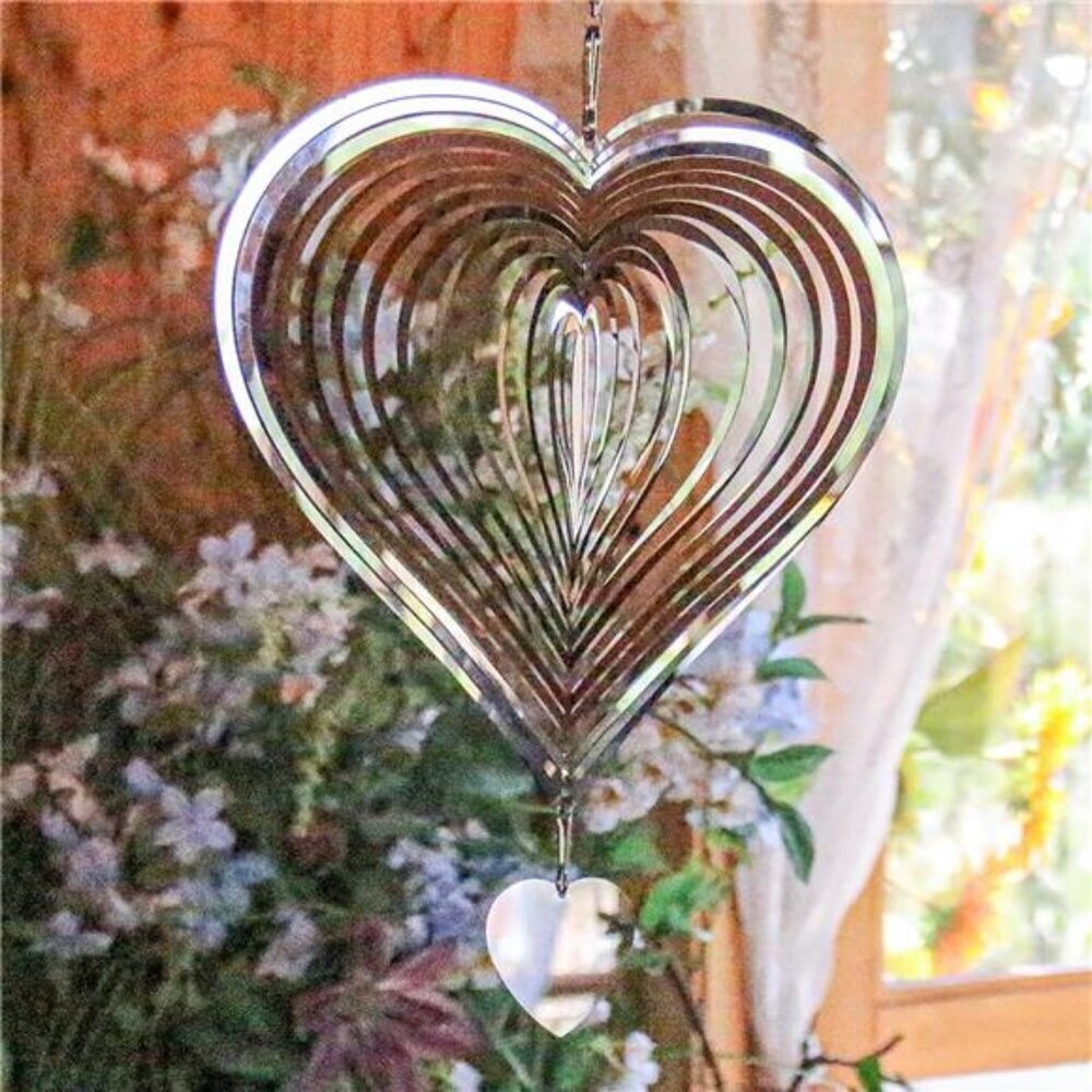 Metal Wind Spinners 3D Garden Decor Outdoor Yard Art